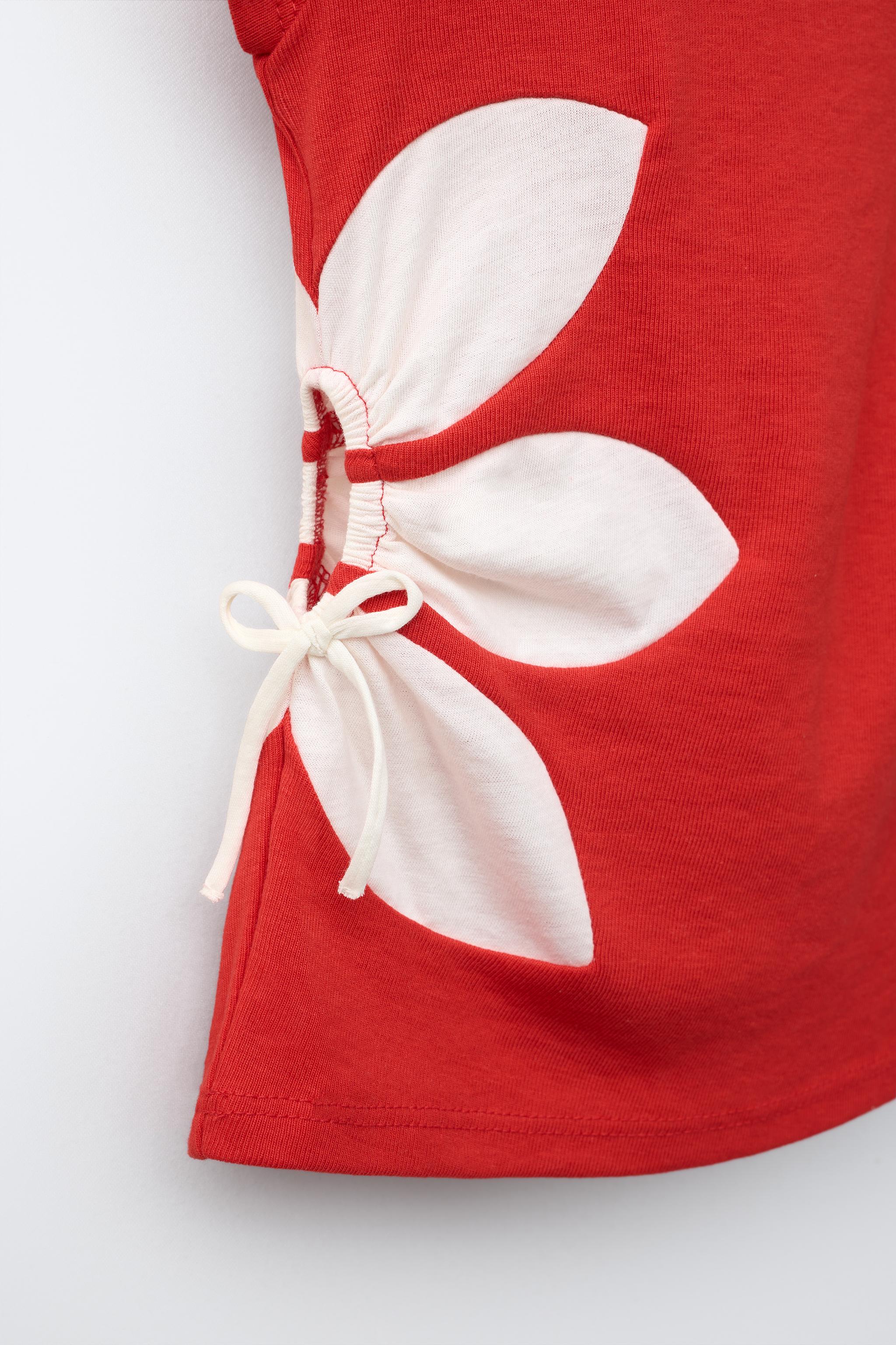 HAUT CUT OUT FLEUR